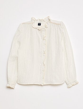 Chemisier en gaze de coton