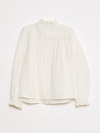 Chemisier en gaze de coton