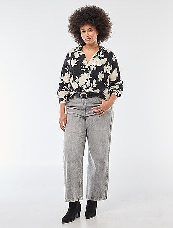 Chemisier fluide en maille crêpe