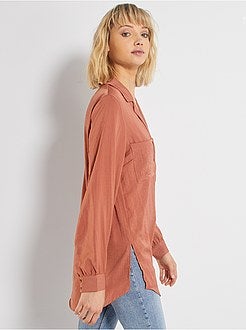 Chemisier long satiné - Kiabi