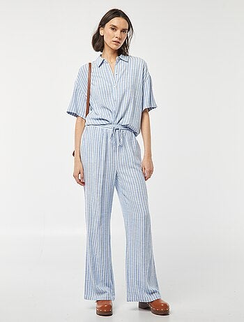 Chemisier oversize en lin