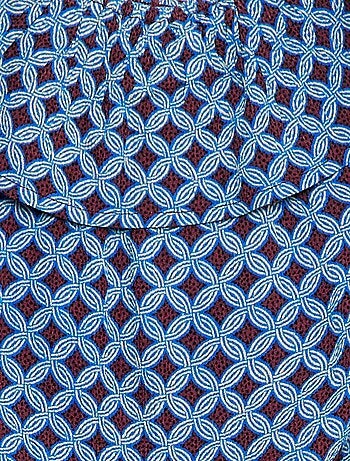 Chemisier sans manches boutonné volanté