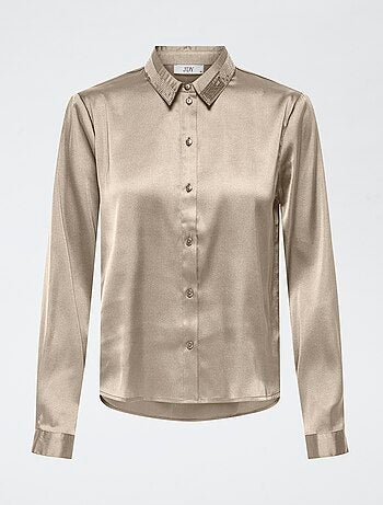 Chemisier satin avec sequins