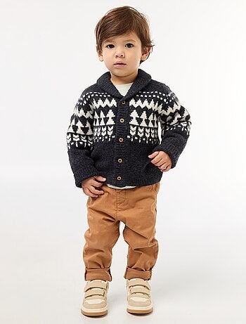 Chino droit en coton stretch