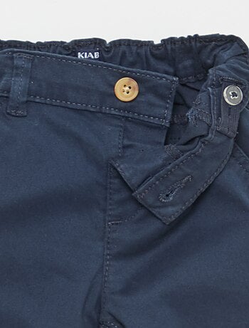 Chino droit en coton stretch