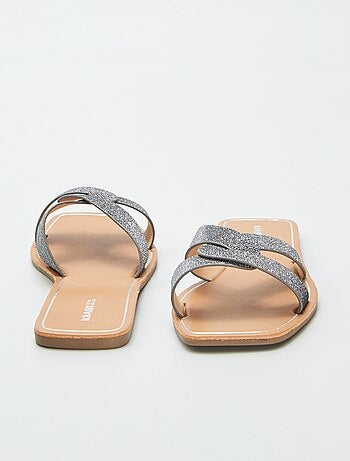 Claquettes pailletées