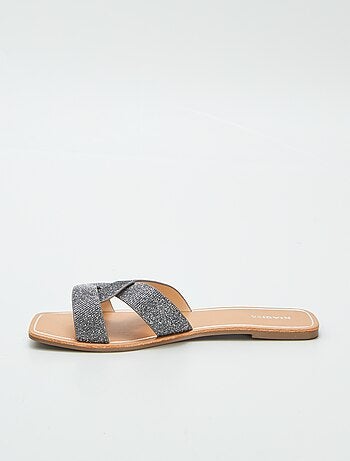 Claquettes pailletées