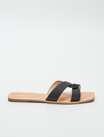 Claquettes pailletées