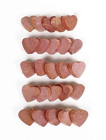 Cœurs en bois de cèdre anti-mites