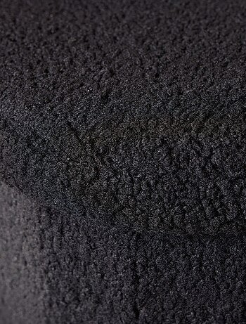 Coffre banc en maille bouclette