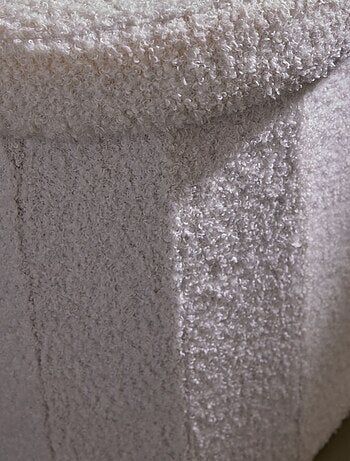 Coffre de rangement en maille bouclette