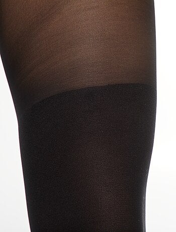 Collants effet chaussettes
