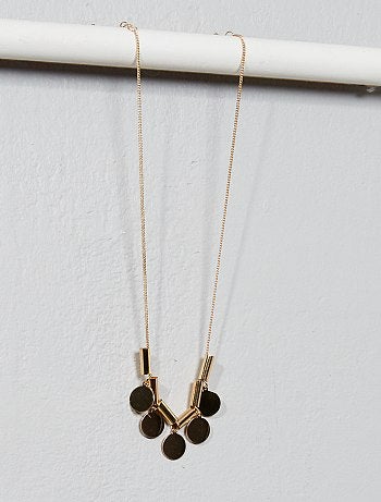 Collier avec pendentifs ronds - Kiabi