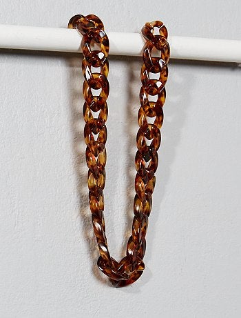 Collier maillons léopard - Kiabi