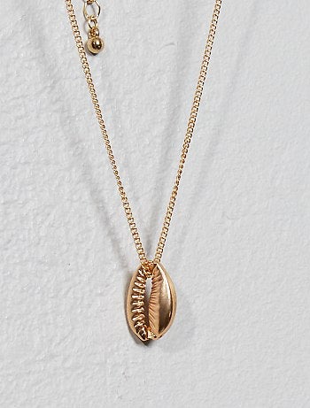 Collier pendentif coquillage - Kiabi