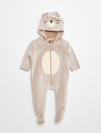 Combi pyjama chaude animal