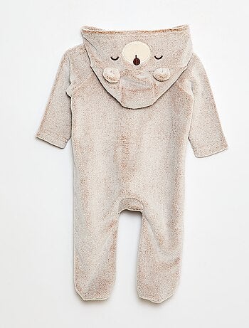 Combi pyjama chaude animal