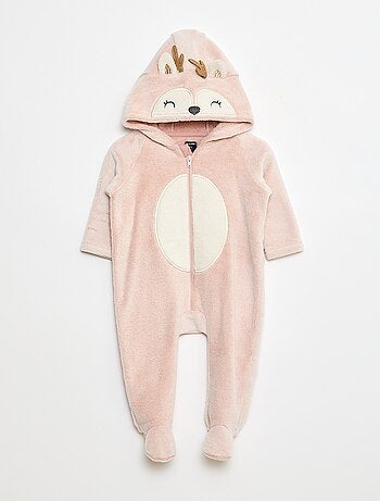 Combi pyjama chaude animal