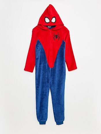 Combinaison de nuit 'Spiderman' en polaire