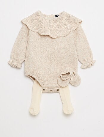 Combinaison en maille tricot