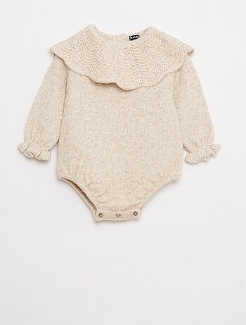 Combinaison en maille tricot