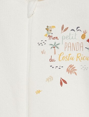 Combinaison en molleton + chausson