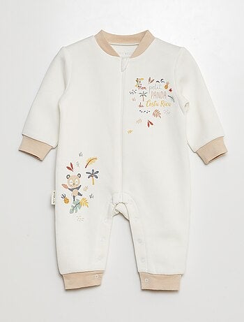 Combinaison en molleton + chausson