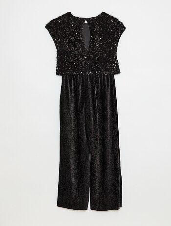 Combinaison en velours sequins