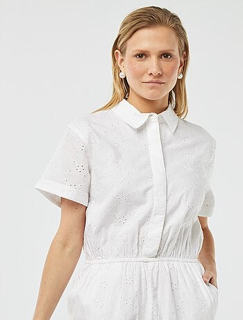 Combinaison longue brodée