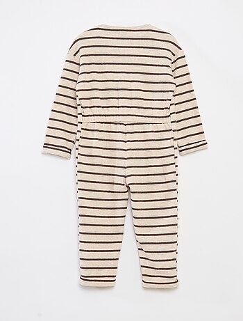 Combinaison longue en maille doudou