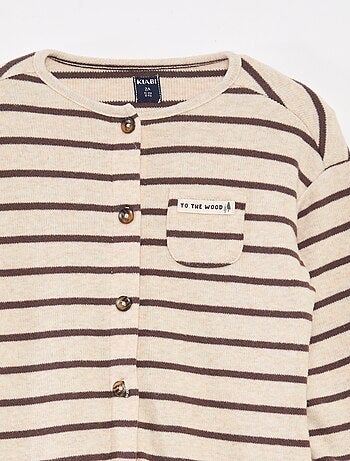 Combinaison longue en maille doudou