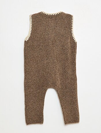 Combinaison longue en maille