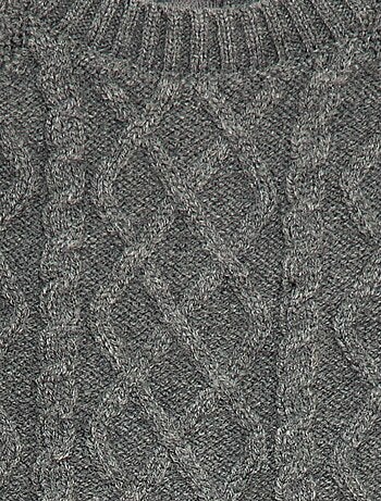 Combinaison longue en tricot boutonnée au dos