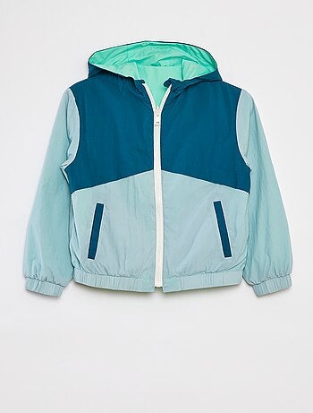 Coupe-vent réversible bicolore