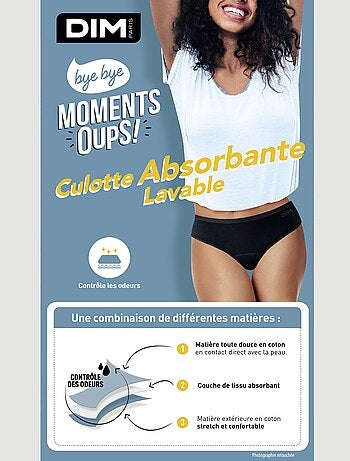 Culotte absorbante 'DIM Oups'