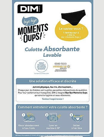 Culotte absorbante 'DIM Oups'