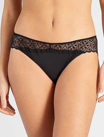 Culotte micro et dentelle