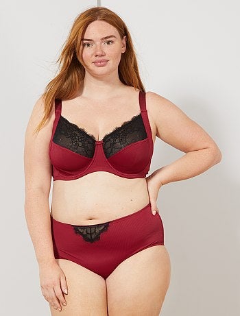 Culotte microfibre reliefée - Kiabi