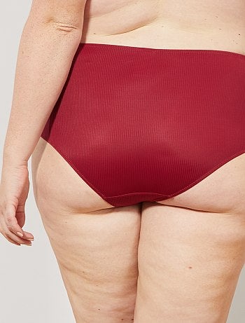 Culotte microfibre reliefée - Kiabi