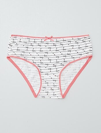 Culottes imprimées en coton - lot de 3