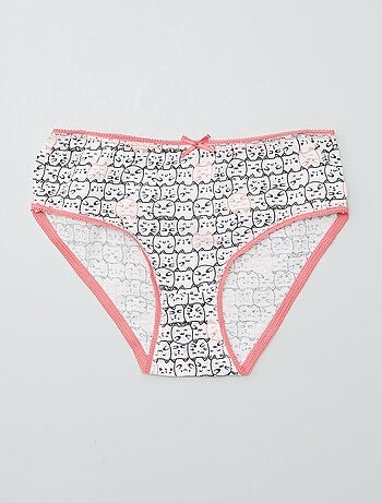 Culottes imprimées en coton - lot de 3