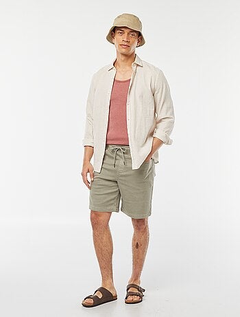 Débardeur côtelé uni