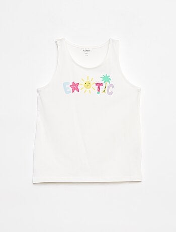 Débardeur en jersey imprimé