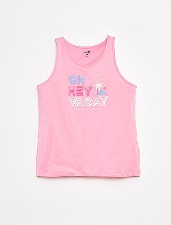 Débardeur en jersey imprimé