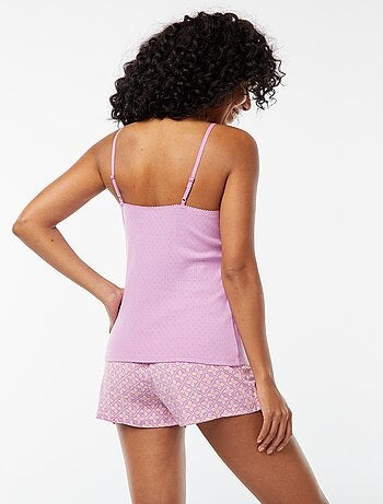 Débardeur en maille pointelle