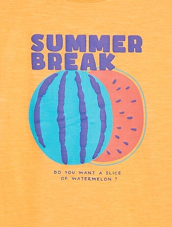 Débardeur imprimé devant