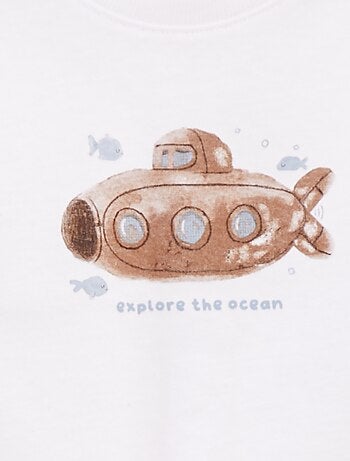 Débardeur imprimé 'bateau'