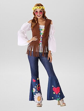 Déguisement de hippie - 3 pièces