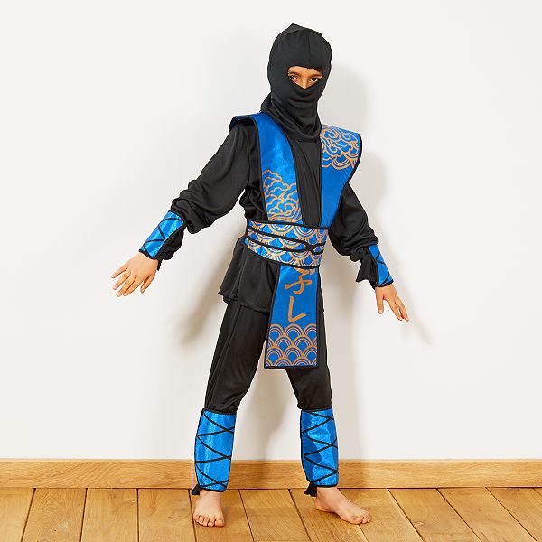 D/éguisement ninja bleu gar/çon 4 /à 6 ans