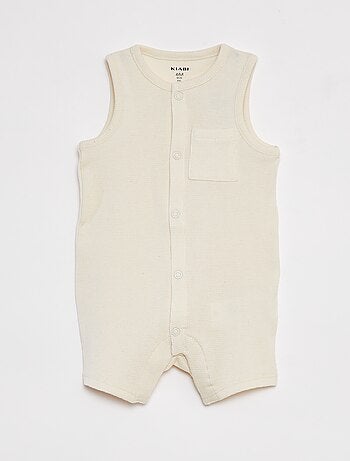 Dors-bien en maille gaufrée